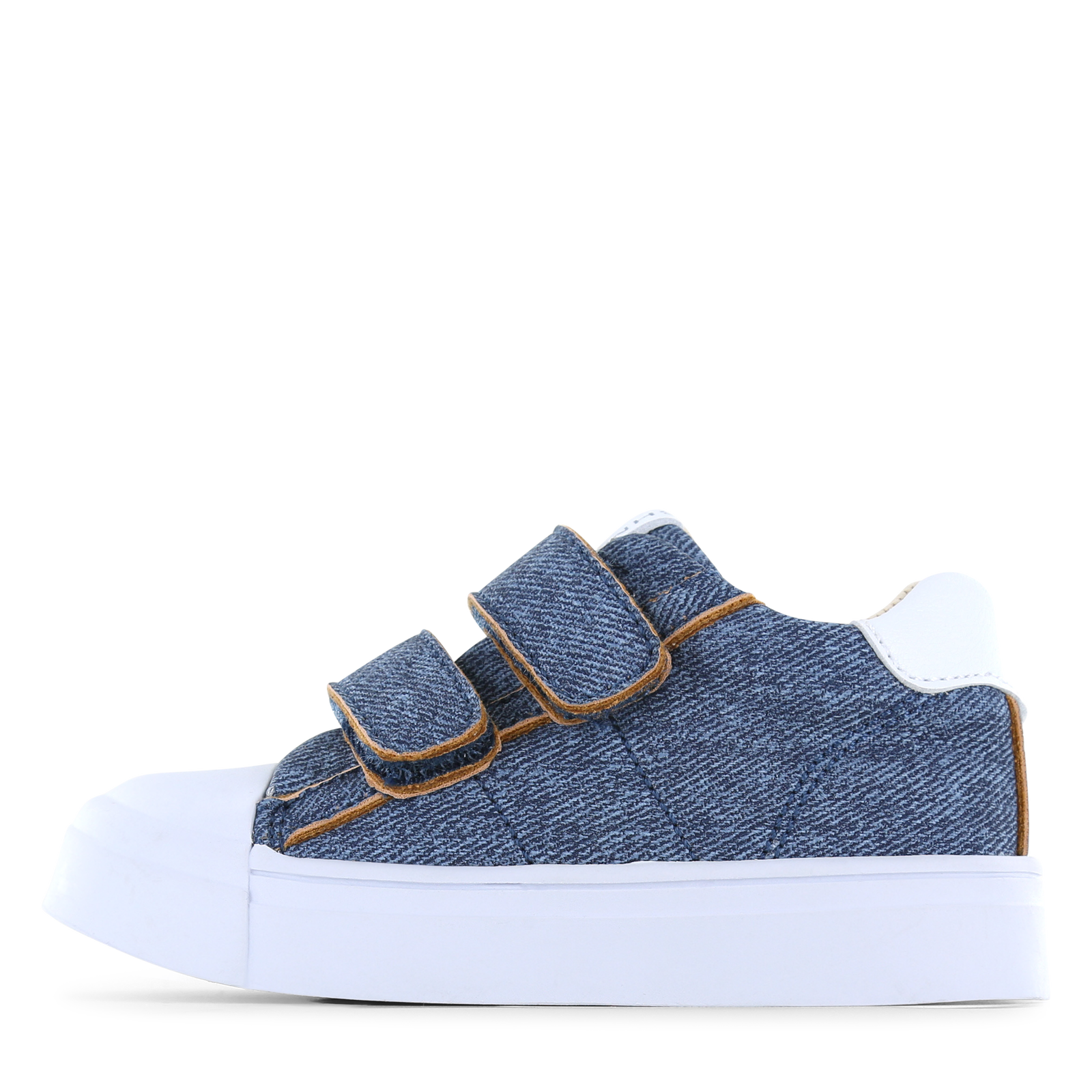 Shoesme sneaker met spijkerstof Jongens | Microfiber leer | Maat 27