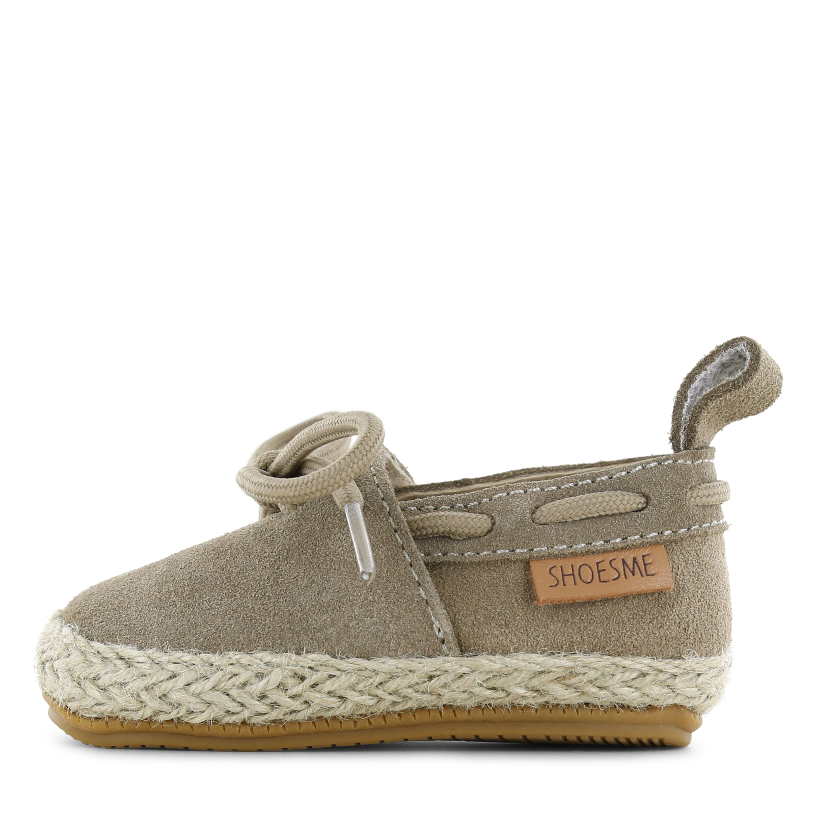 Shoesme taupe BABY-PROOF&reg; espadrilles Uni | Leer | Maat 22