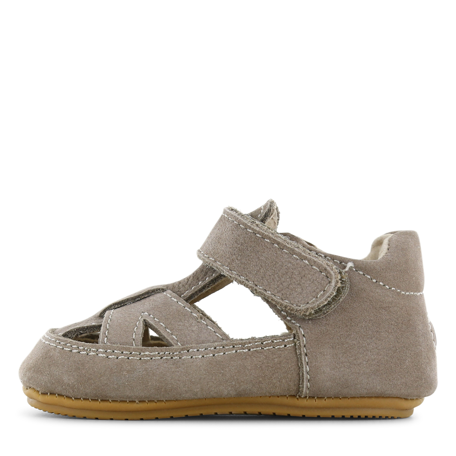 Shoesme taupe BABY-PROOF&reg; open schoentje Uni | Microleer | Maat 22