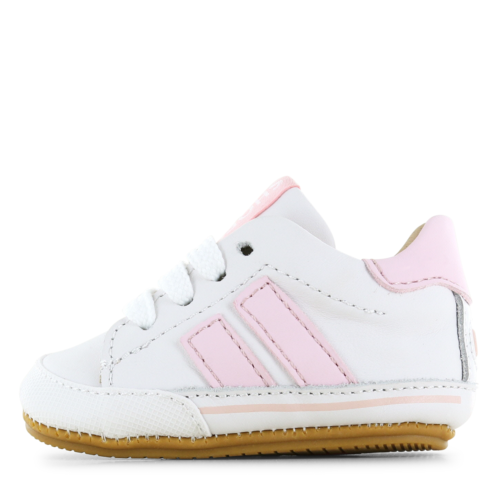 Shoesme wit-roze BABY-PROOF&reg; schoentje Meisjes | Leer | Maat 21
