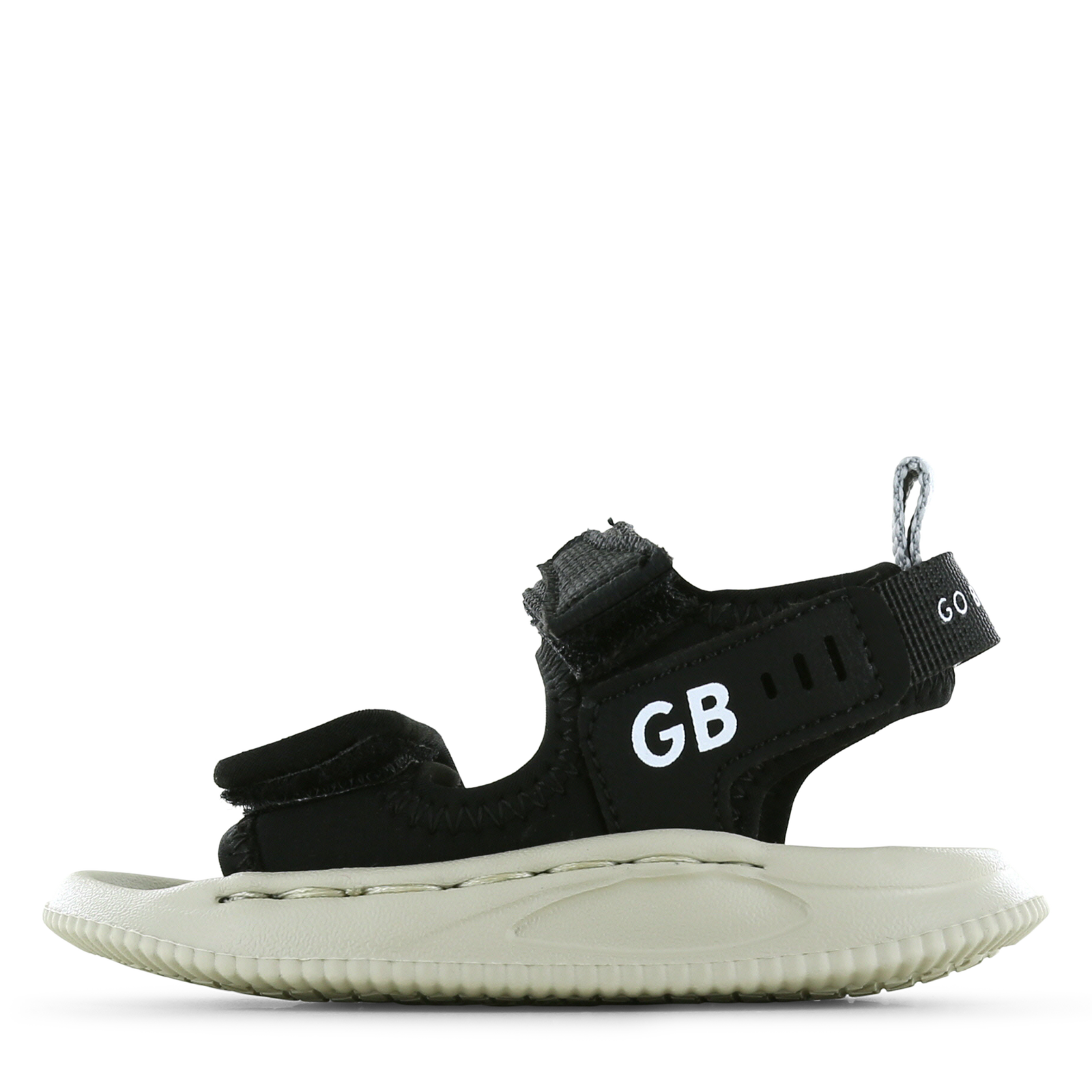 Go Banana&lsquo;s zwarte lichtgewicht sandaal Jongens | Spandex | Maat 29