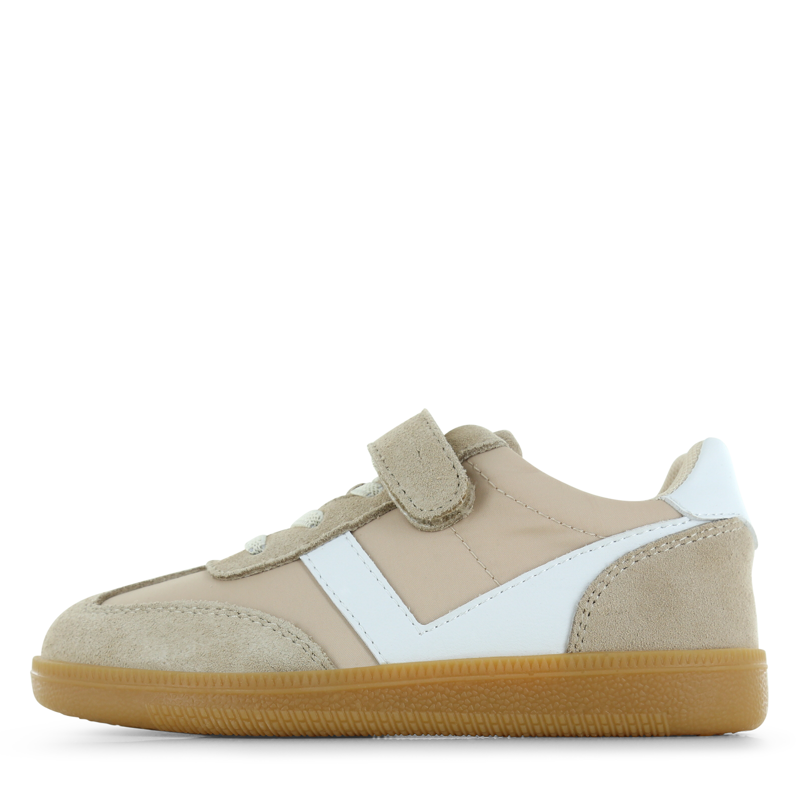 Go Banana&rsquo;s beige sneaker Meisjes | Microfiber leer/Nylon/Su&egrave;de | Maat 30