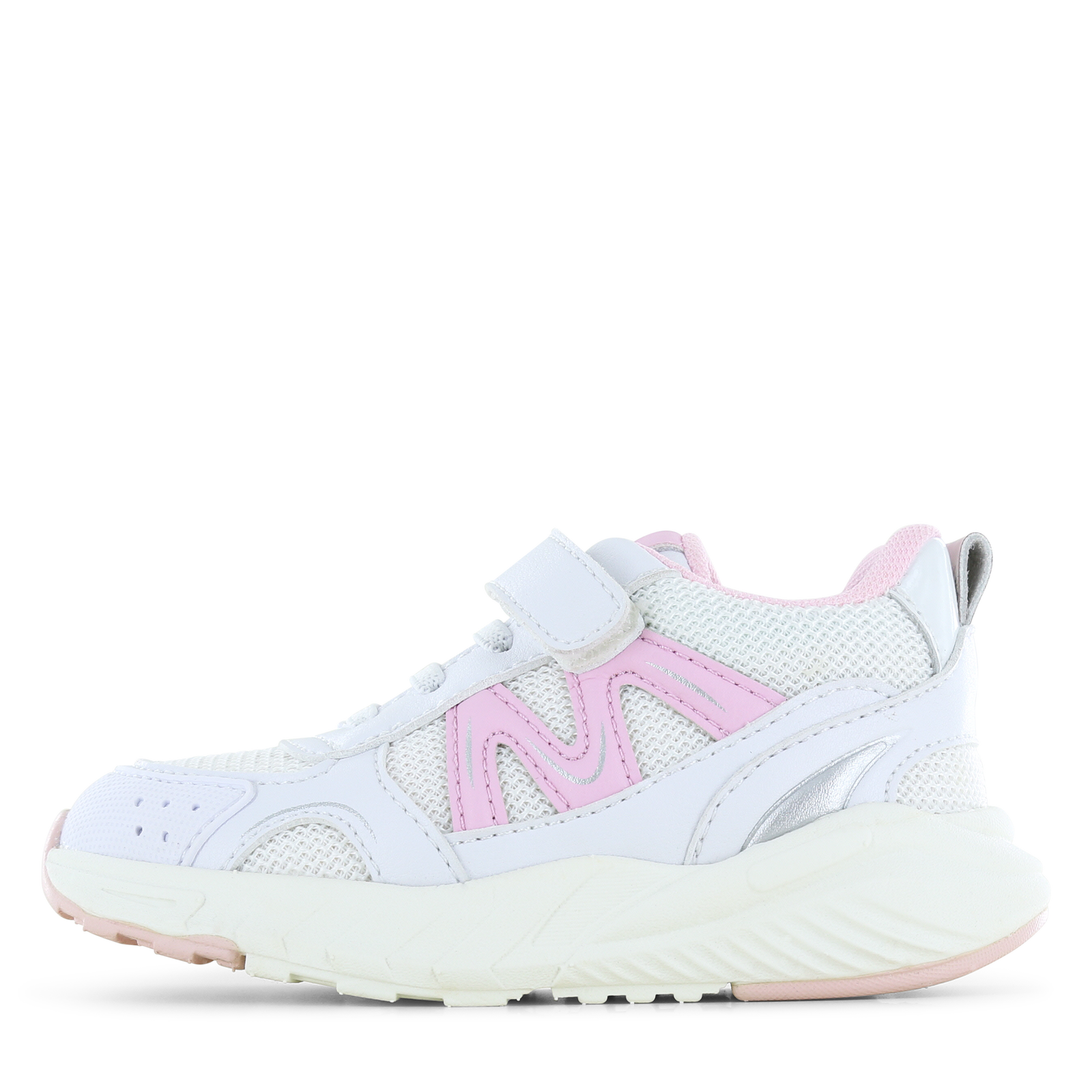 Go Banana&rsquo;s witte sneaker Meisjes | Mesh/Microfiber leer | Maat 30