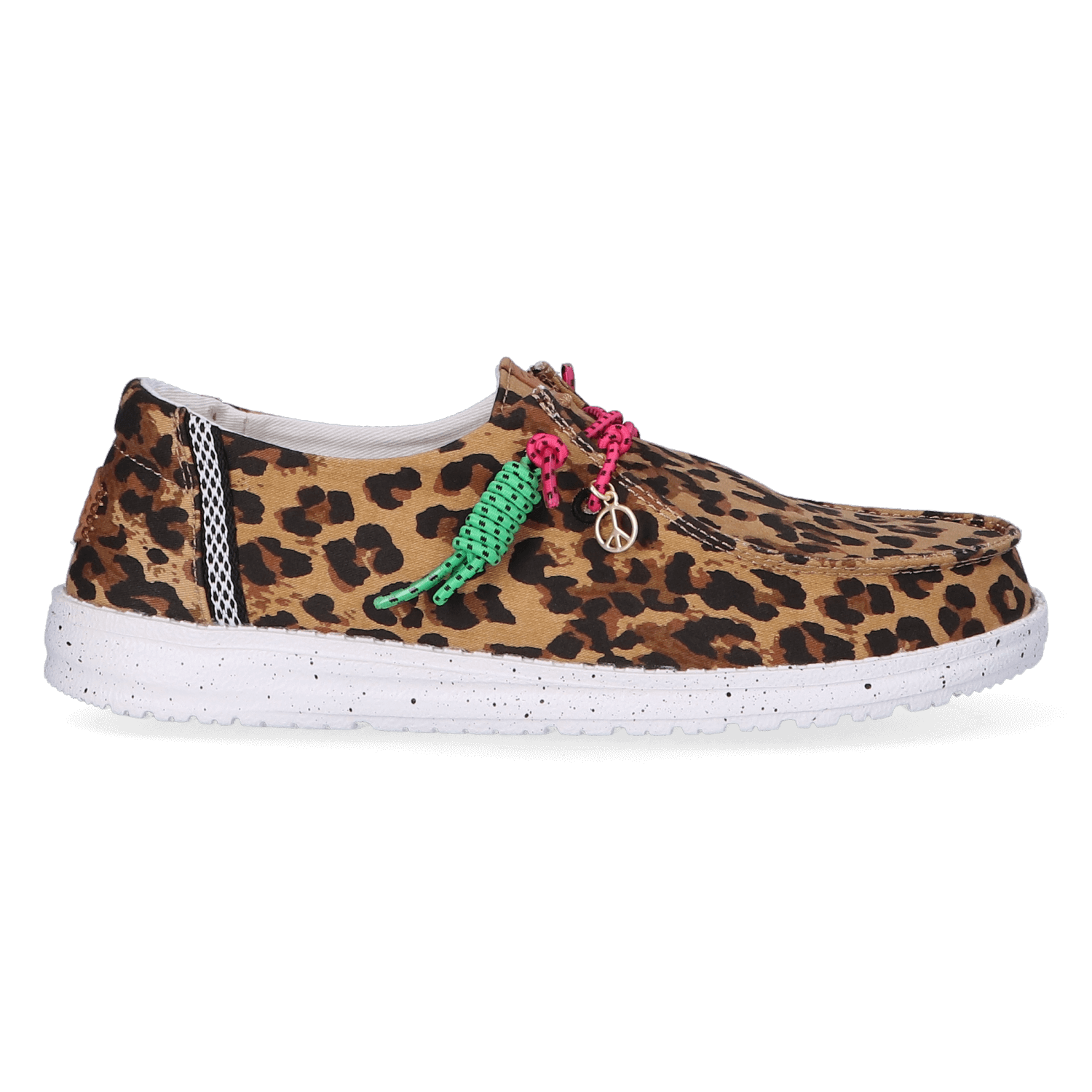 HEYDUDE Instappers Dames Wendy Getaway Lace Bruin 43 Synthetisch