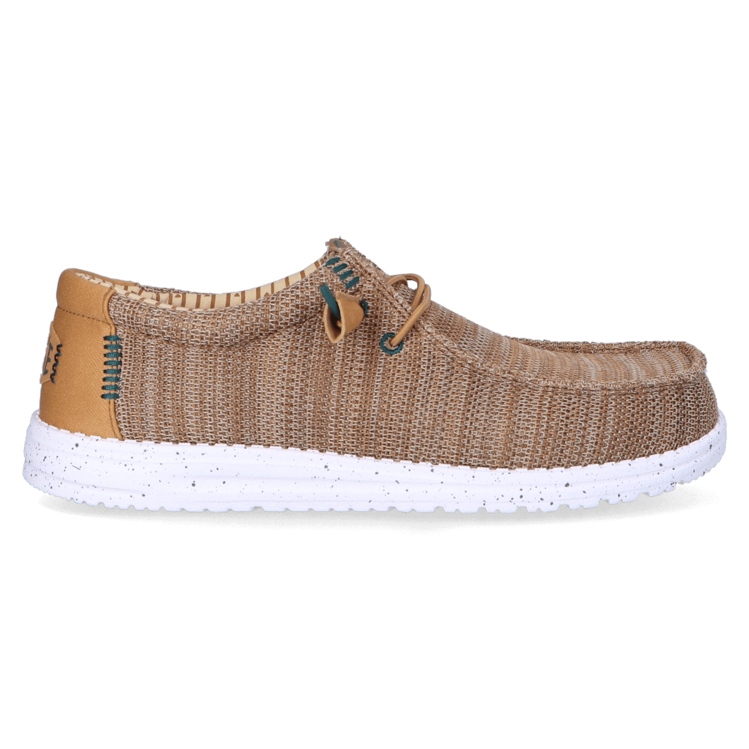 HEYDUDE Instappers Heren Wally Stretch Sox Bruin 48 Mesh