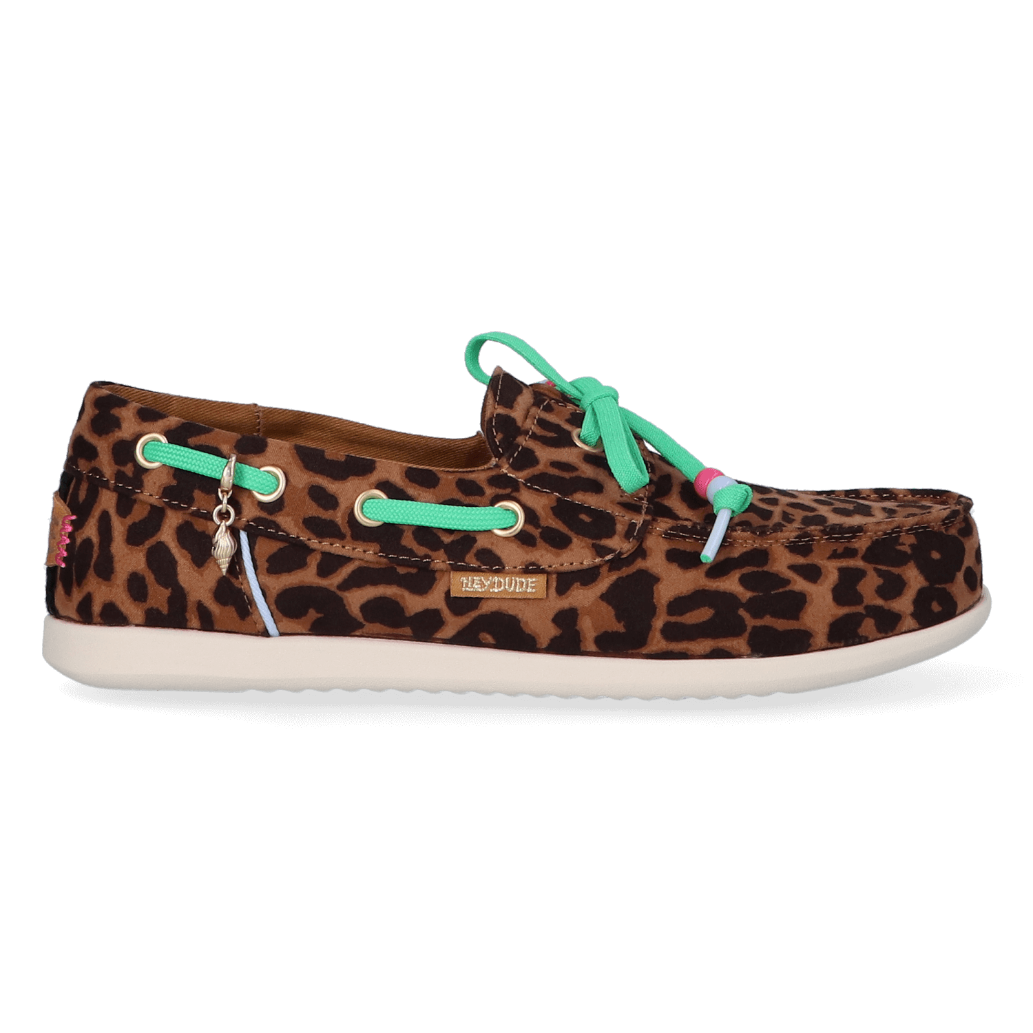 HEYDUDE Loafers Dames Harbor Breeze Lo Premium Bruin 40 Imitatieleer