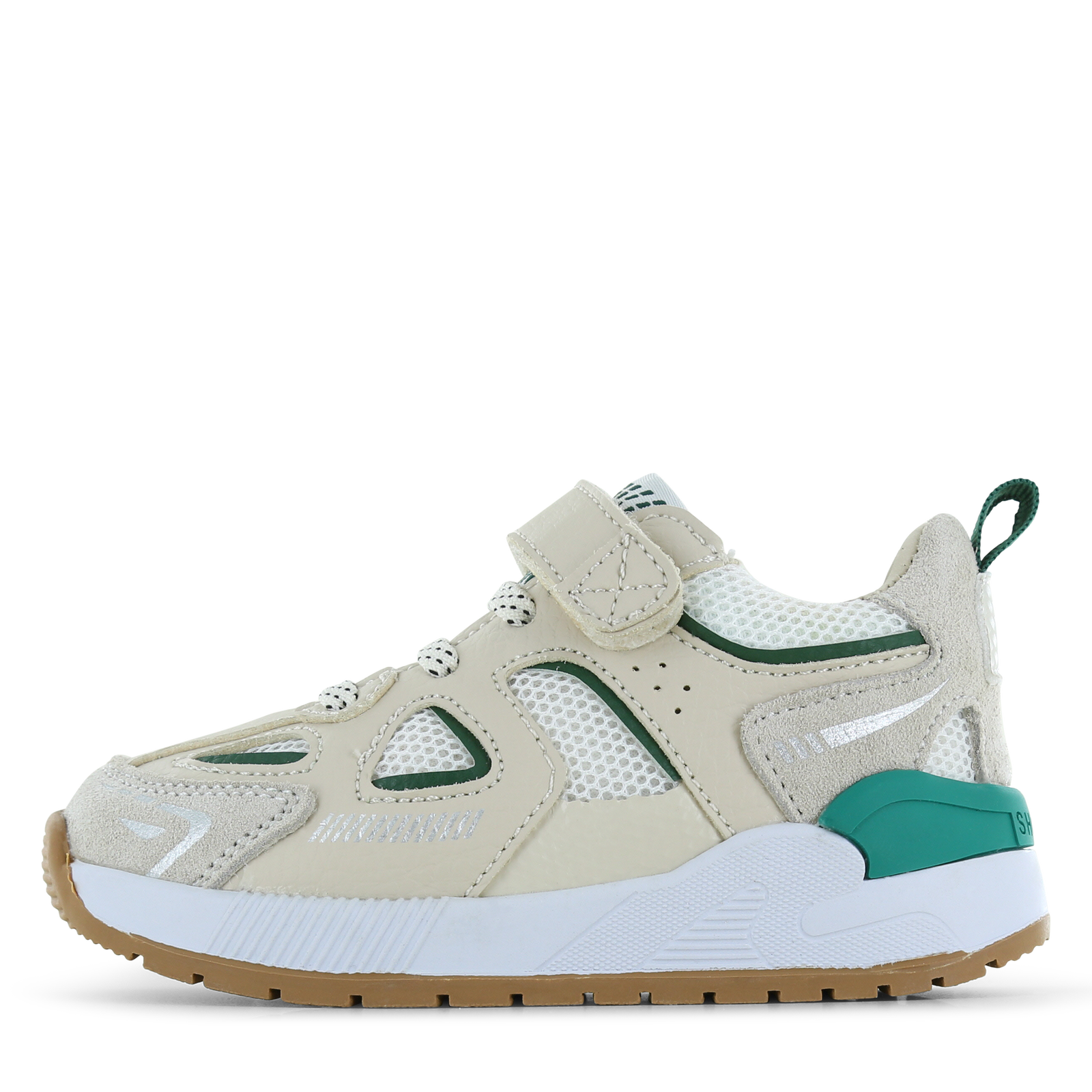 Shoesme beige sneaker Jongens | Mesh/Microfiber leer/Su&egrave;de | Maat 32