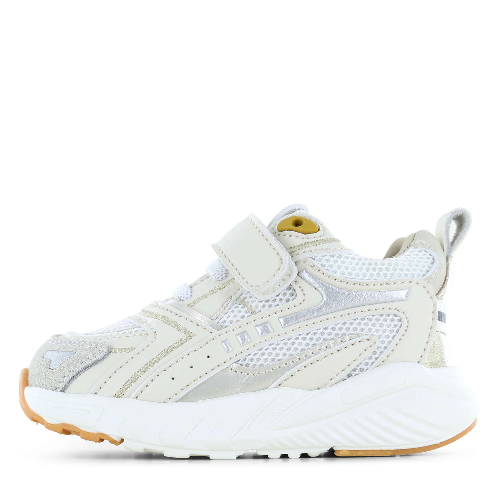 Shoesme beige sneakertje Meisjes | Mesh/Microfiber leer/Su&egrave;de | Maat 30