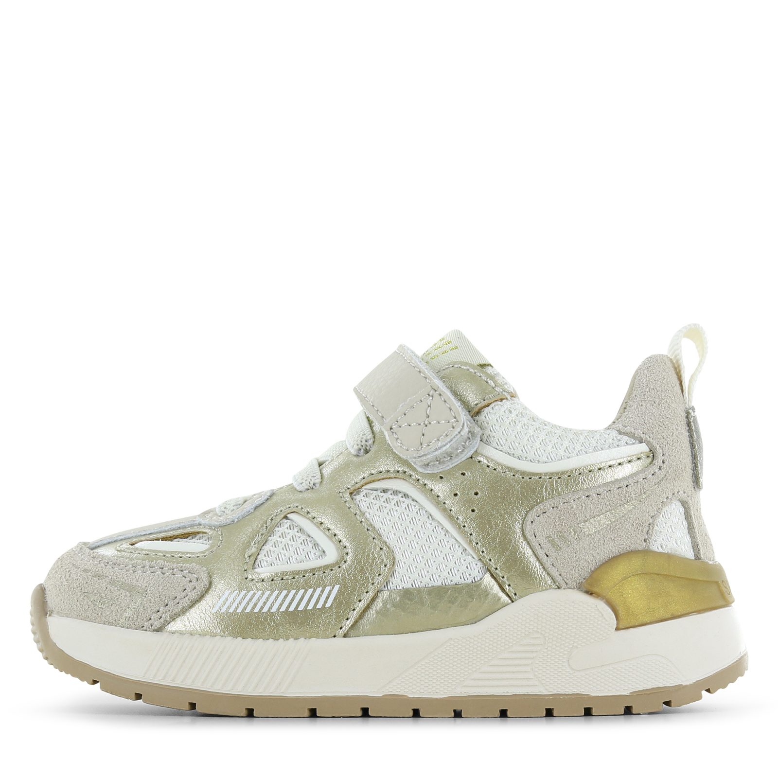 Shoesme gouden sneaker Meisjes | Mesh/Microfiber leer/Su&egrave;de | Maat 33