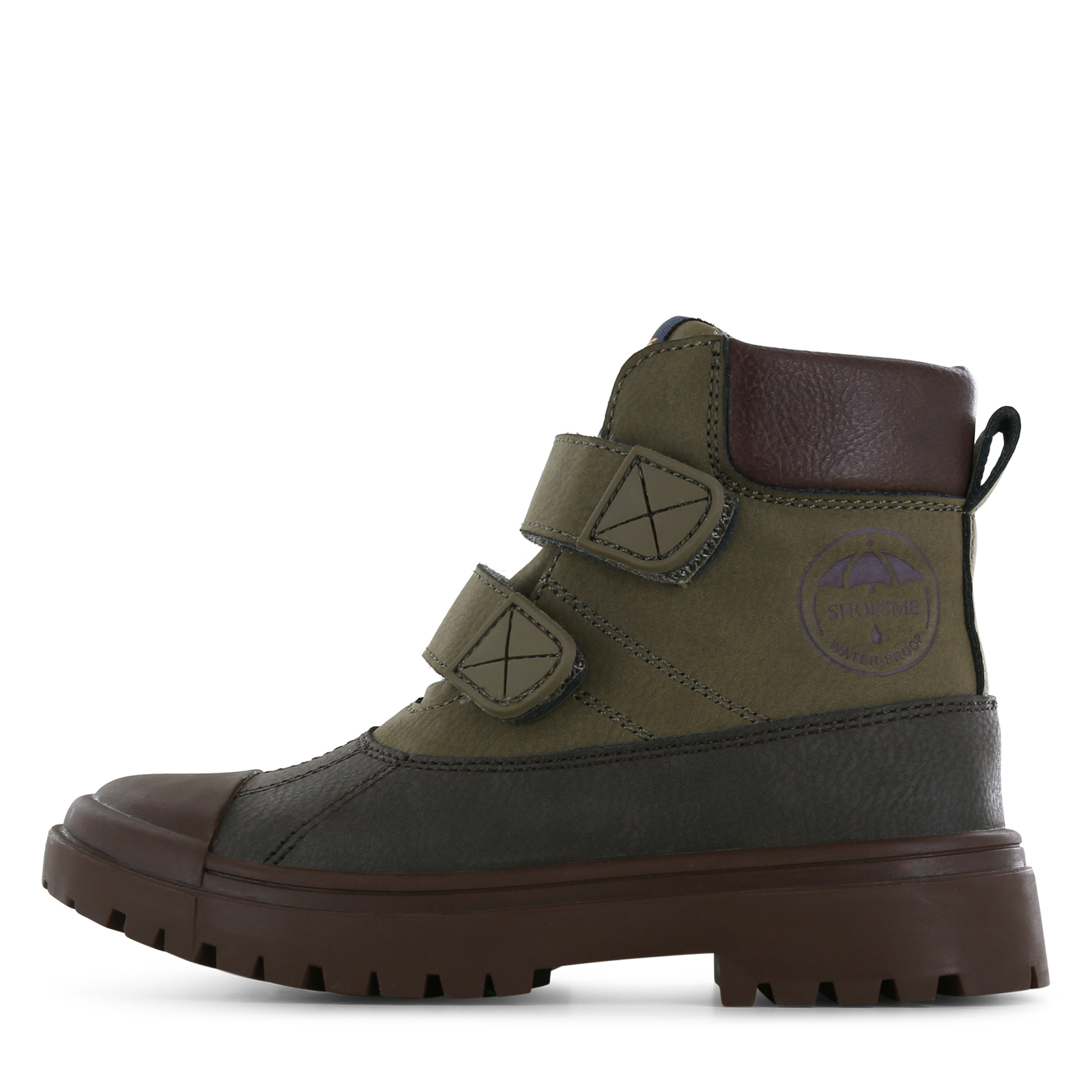Shoesme groene Water-Proof boot Jongens | Microfiber nubuck | Maat 34