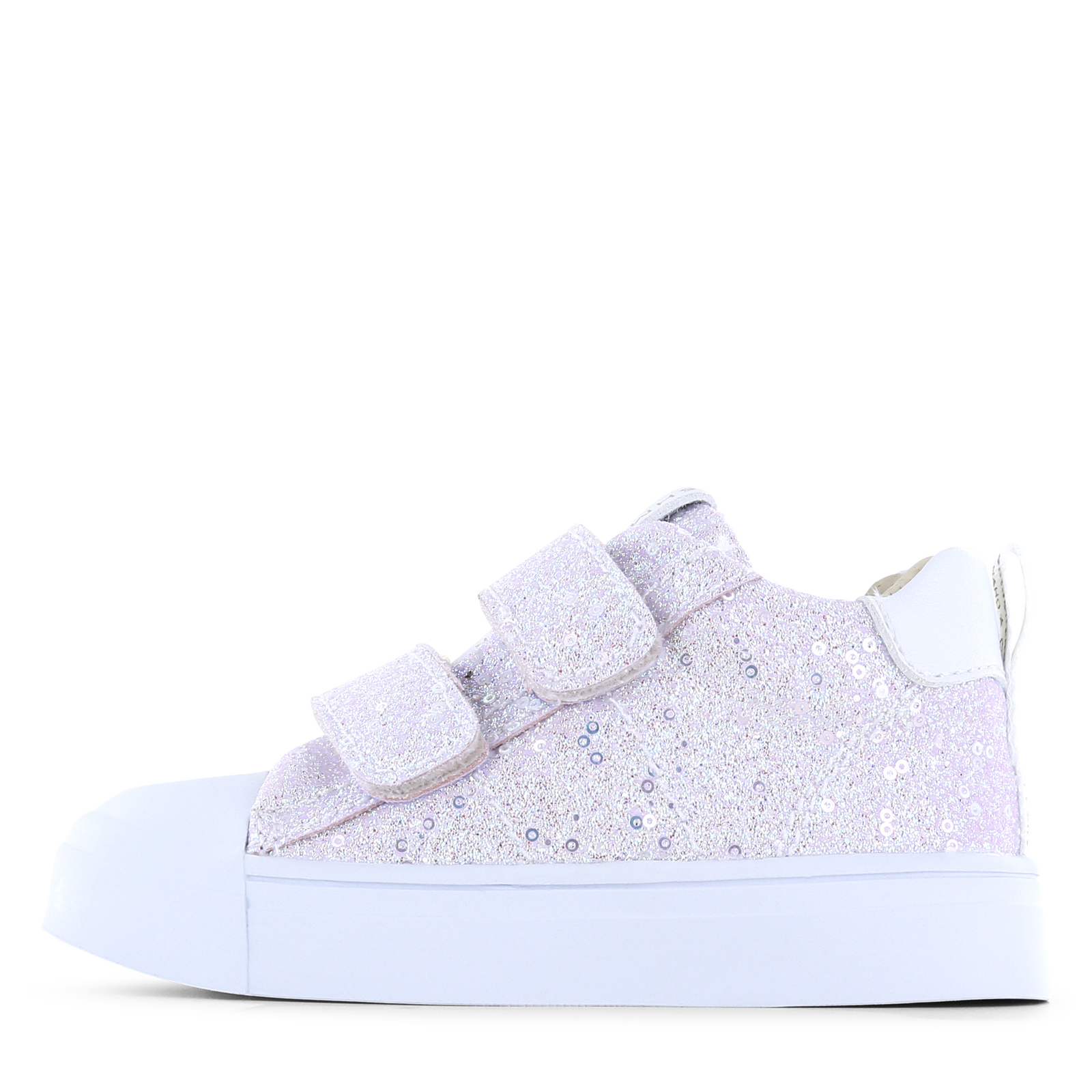 Shoesme lila sneaker met glitters Meisjes | Microfiber leer/Pailletten | Maat 35
