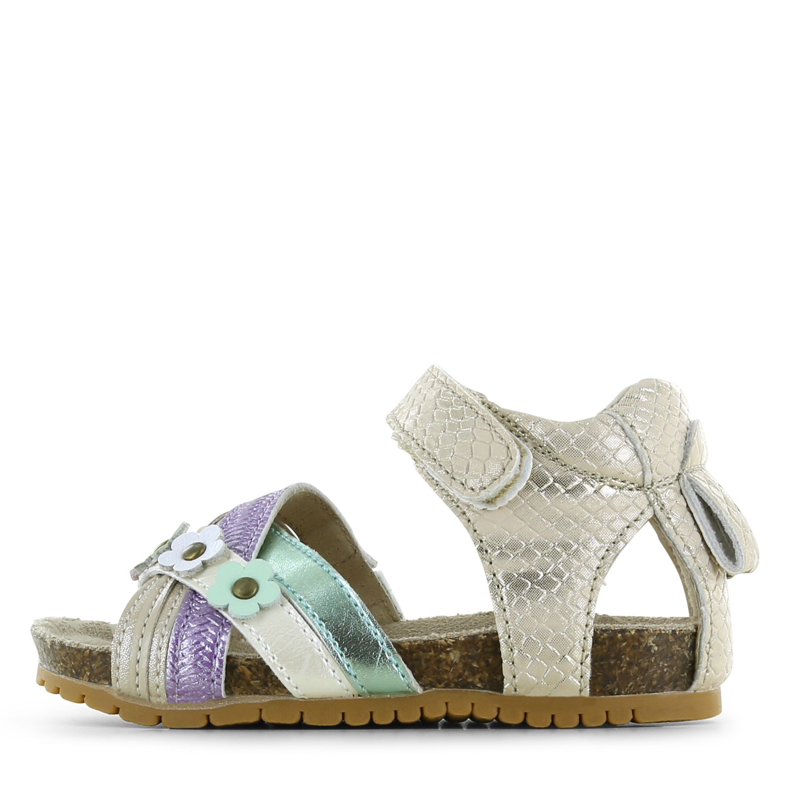 Shoesme metallic gouden sandaal Meisjes | Metallic/Microfiber leer | Maat 26