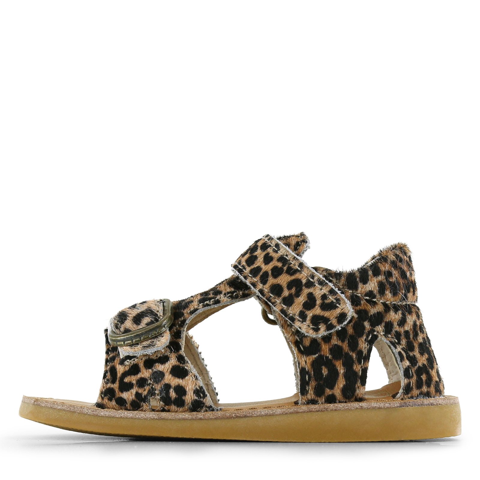 Shoesme panterprint sandaal Meisjes | Microfiber leer/Ponyhair | Maat 29