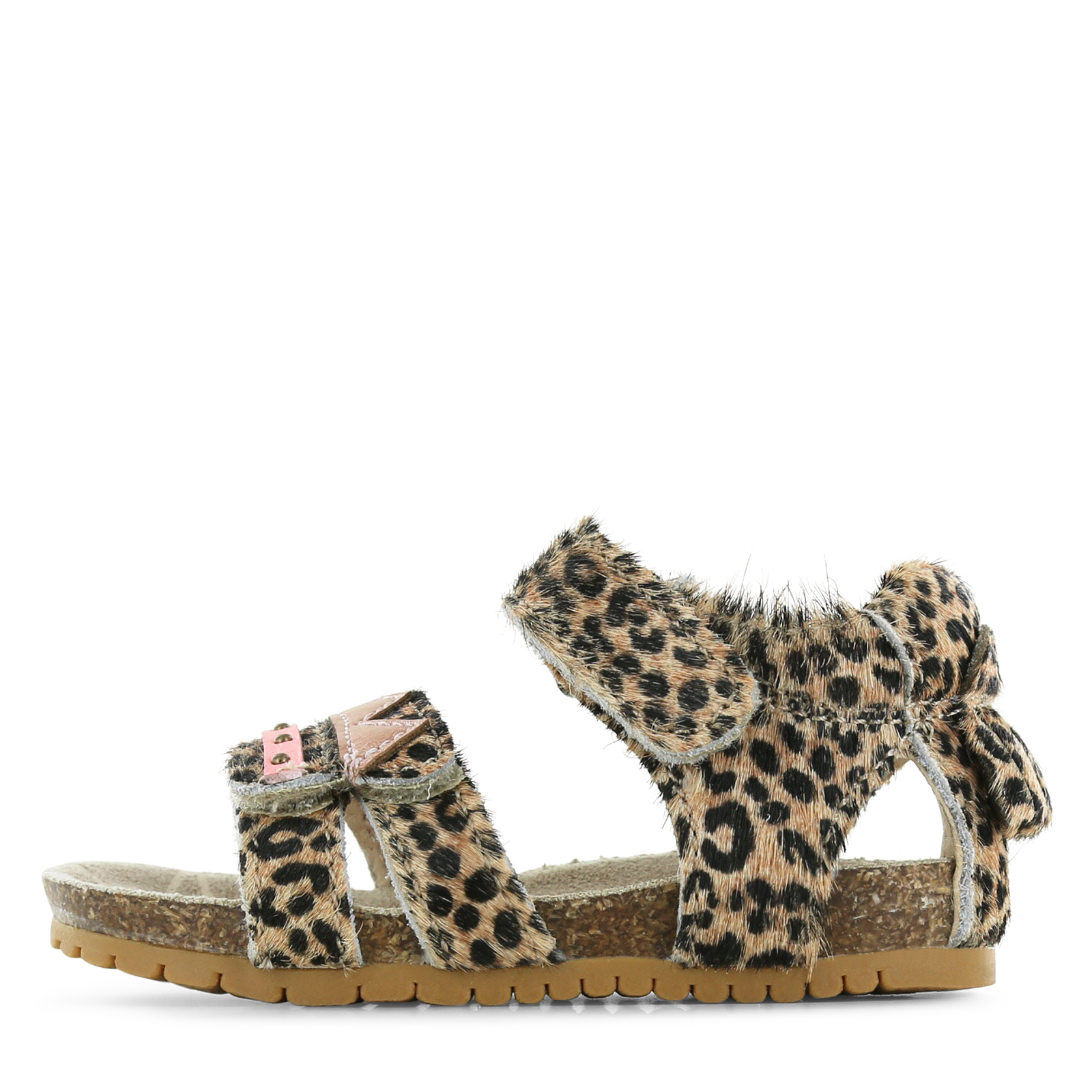 Shoesme panterprint sandaal Meisjes | Ponyhair | Maat 30