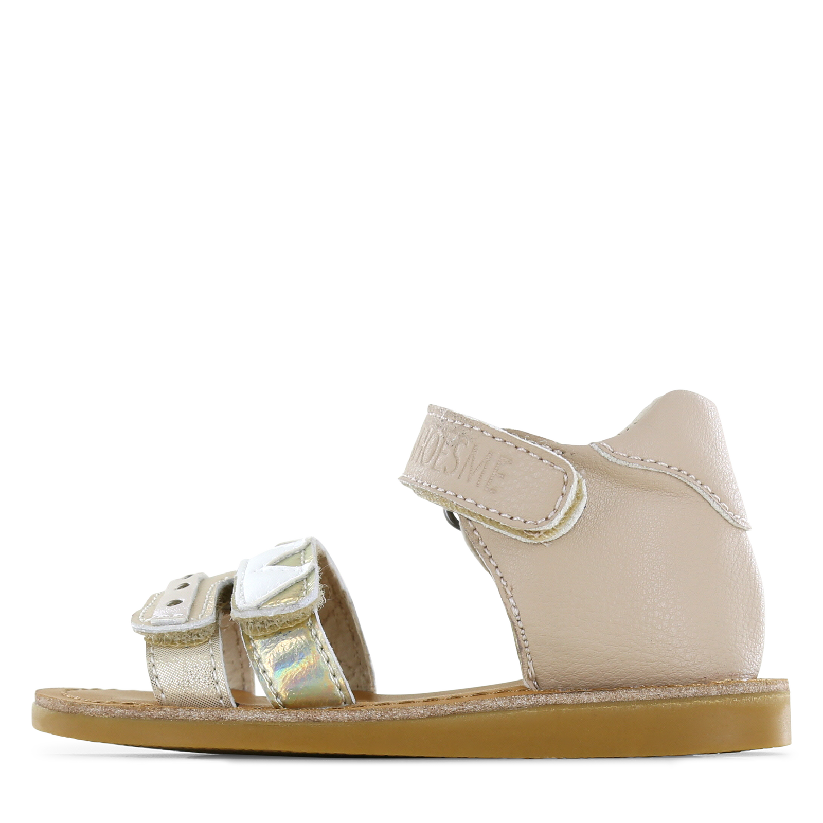 Shoesme taupe sandaal Meisjes | Metallic/Microfiber leer | Maat 21