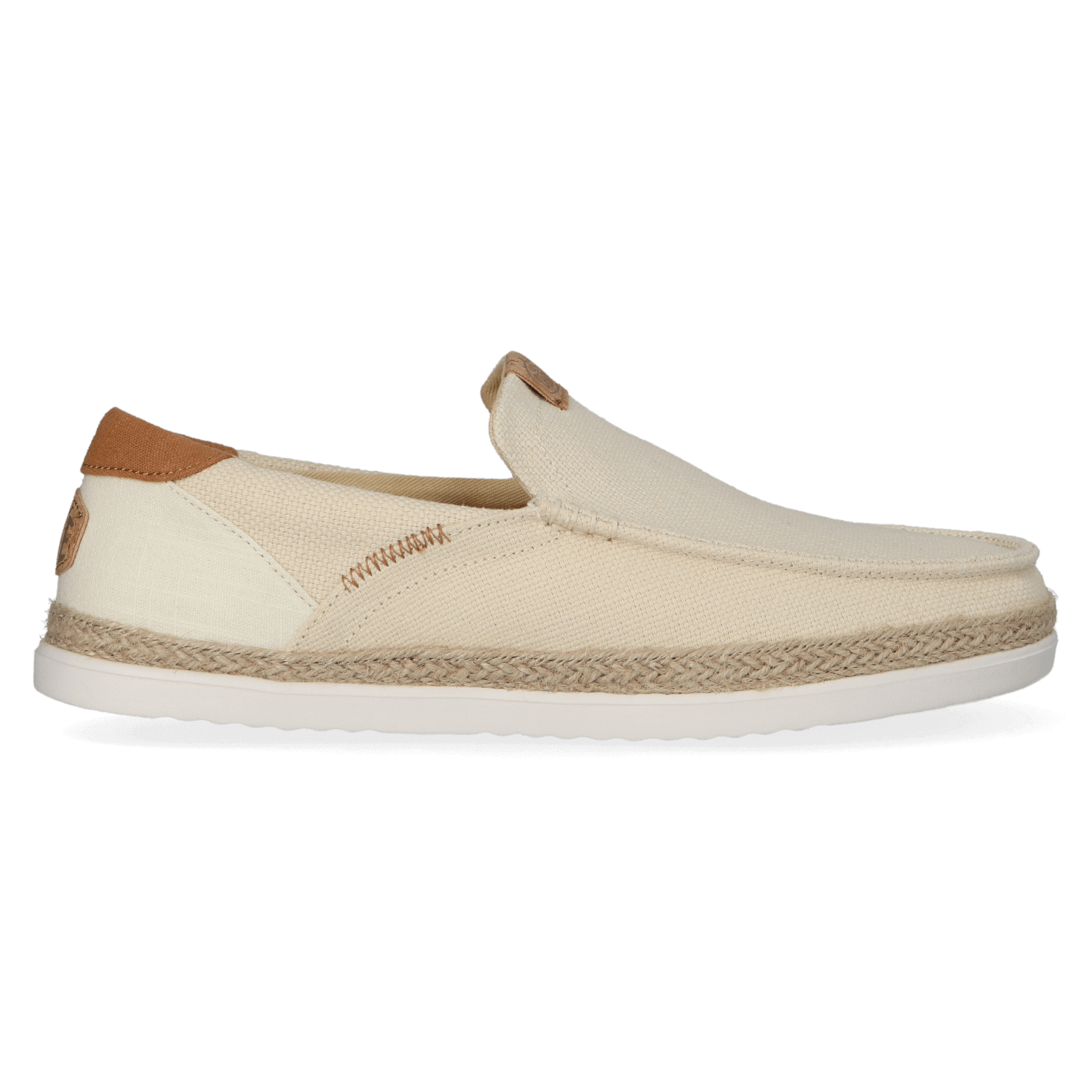 HEYDUDE Loafers Heren Harbor Lo Loafer Espadrille Beige 45 Textiel