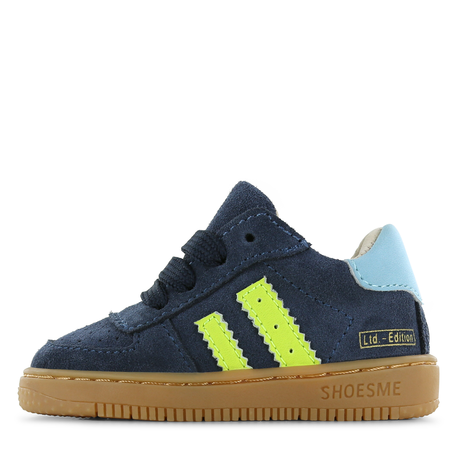 Shoesme blauw su&egrave;de sneakertje Jongens | Microfiber leer/Su&egrave;de | Maat 22