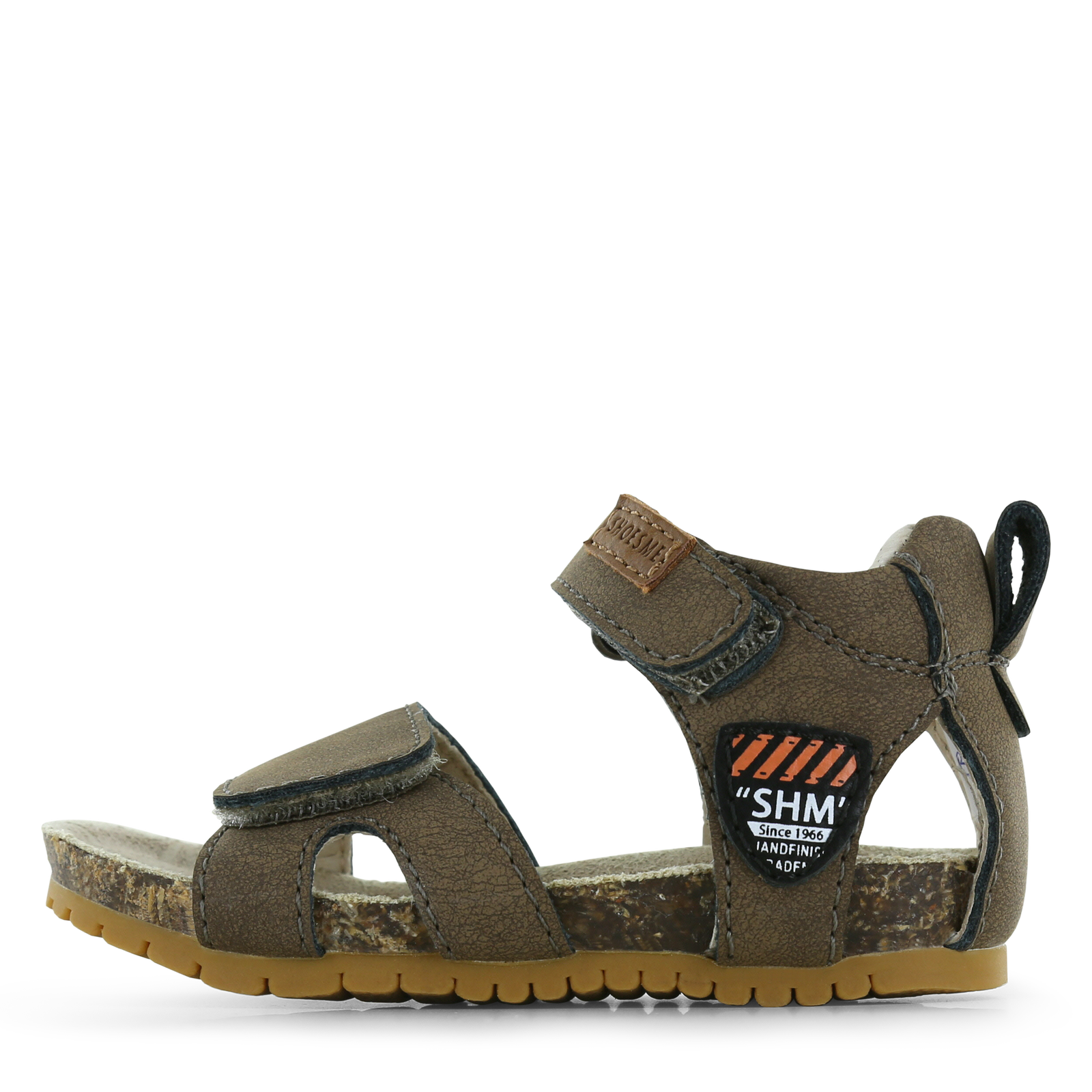 Shoesme donker taupe sandaaltje Jongens | Microfiber leer | Maat 30