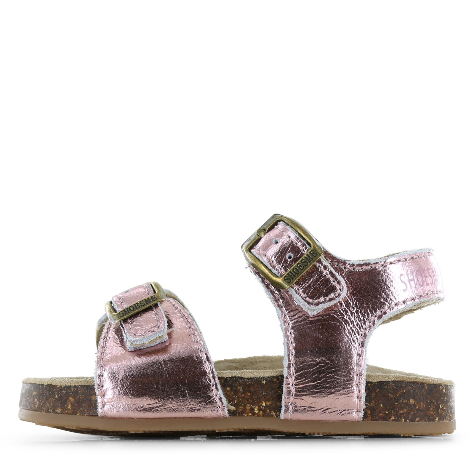 Shoesme metallic ros&eacute; sandaal Meisjes | Maat 35