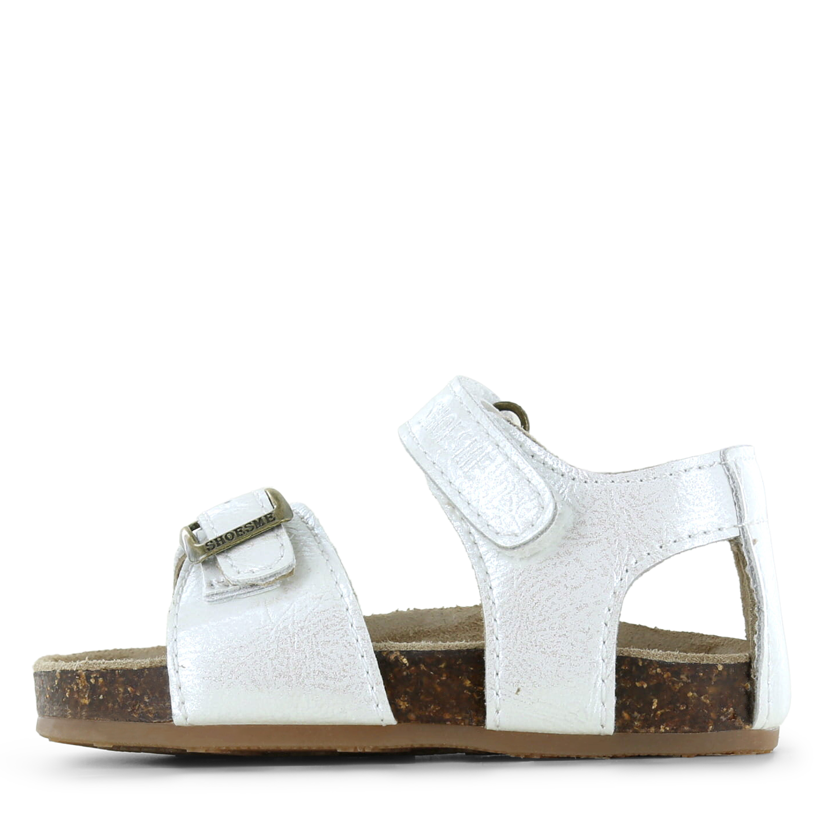 Shoesme metallic witte sandaal Meisjes | Maat 29