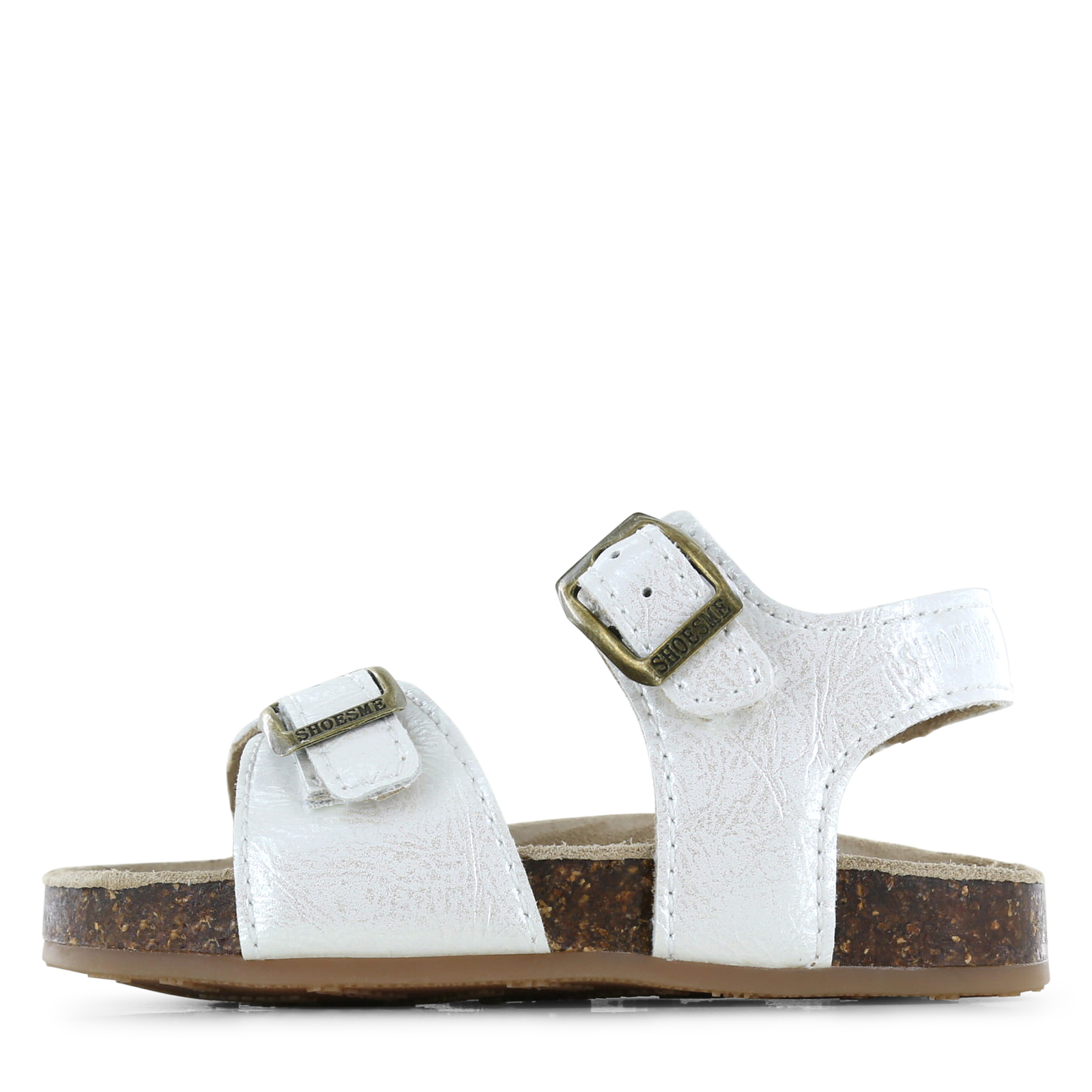 Shoesme metallic witte sandaal Meisjes | Maat 35