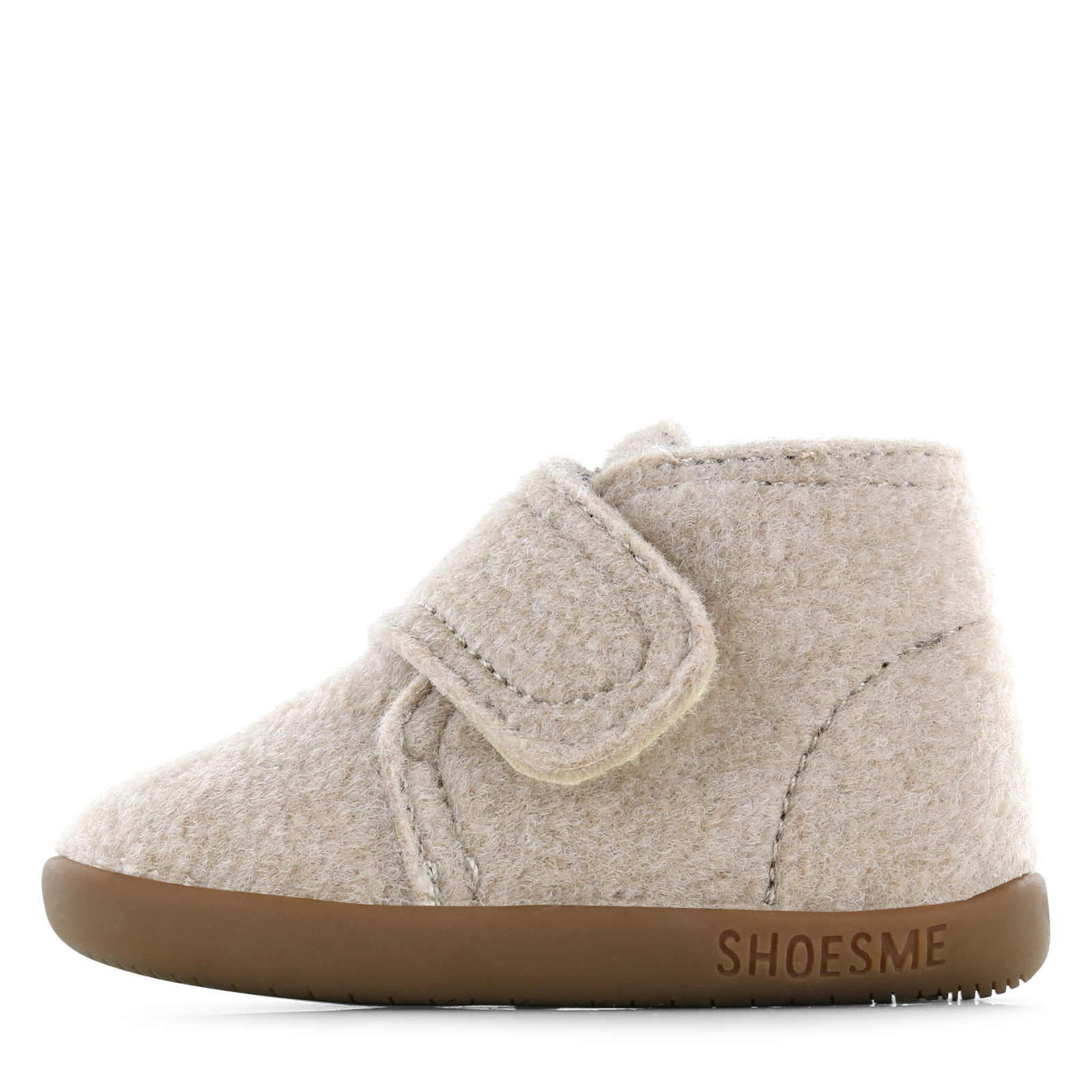 Shoesme beige vilten slofje Uni | Maat 18